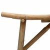 vidaXL Garden Bench Natural 110 x 45 x 50 cm Bamboo
