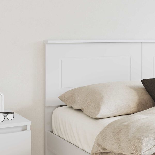 vidaXL Headboard White 120 cm Engineered wood