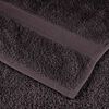 vidaXL Guest Towels "FROGN" 2 pcs Anthracite 30x50 cm 360 gsm