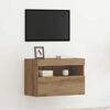 vidaXL TV Wall Cabinet Artisan oak 60 x 30 x 40 cm Engineered Wood