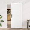 vidaXL Sliding Door White 86 x 198.5 cm Solid Pine Wood