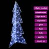 vidaXL Christmas Tree with 100 LEDs Cold White 120 cm Acrylic