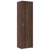 vidaXL Slim Storage Cabinet Brown Oak 50x42.5x225 cm Engineered Wood