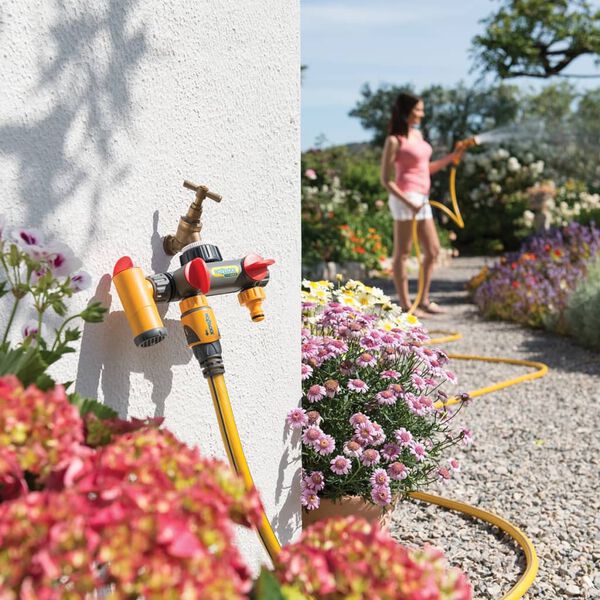 Hozelock 3-Way Tap Connector Flowmax