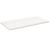 vidaXL Table Top | White | Solid pine wood | 110x55 cm | Rounded corners surface