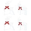 vidaXL Christmas Reindeer 4 pcs 180 LEDs Cold White 43 x 19 x 65 cm