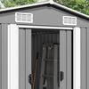 vidaXL Garden Shed Grey 257x779x181 cm Galvanised steel