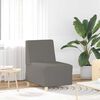 vidaXL Modular Sofa Unit Armless Light Grey 55 x 74 x 82 cm
