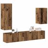 vidaXL 4 Piece TV Cabinet Set Wall-mounted Old Wood Engineered Wood