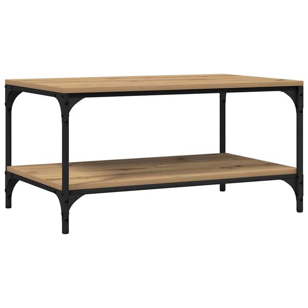 vidaXL Coffee Table Artisan Oak 81 x 50 x 40 cm Engineered Wood