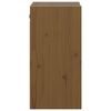 vidaXL Wall Cabinet Honey Brown 30x30x60 cm Solid Wood Pine