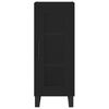 vidaXL Highboard Black 34.5x34x180 cm Engineered Wood