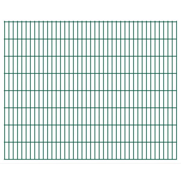 vidaXL 2D Garden Fence Panel 2.008x1.63 m Green