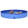 vidaXL Foldable Dog Swimming Pool Blue 300x40 cm PVC