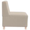 vidaXL Modular Sofa Unit Armless 3 pcs Light Grey 55 x 74 x 82 cm