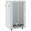 vidaXL 18U Network Cabinet with Swivel Feet 19" IP20 60x60x100 cm