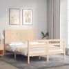 vidaXL Bed Frame without Mattress 140x190 cm Solid Wood
