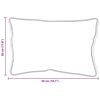 vidaXL Pillow with Pillow White Polyester