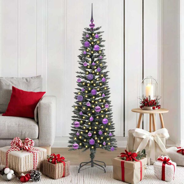 vidaXL Artificial Christmas Tree with 150 LEDs with Stand Green 150 cm