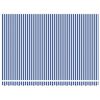 vidaXL Retractable Awning Blue and White 4x3 m Fabric and Aluminium