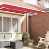 vidaXL Awning Valance Red 280 x 20 cm Canvas