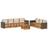 vidaXL Sofa Sets 8 pcs Solid Acacia Wood