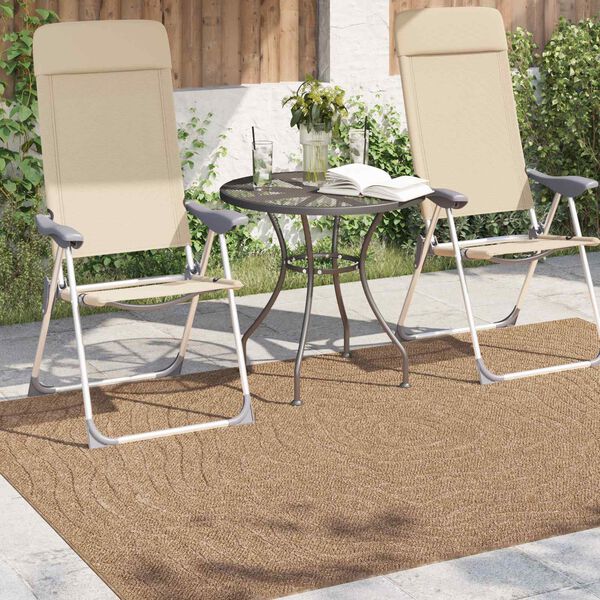 vidaXL Area Rugs Moire Rectangular Natural 200 x 140 cm