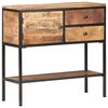 vidaXL Sideboard 85x30x80 cm Rough Mango Wood