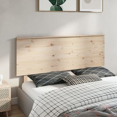 vidaXL Bed Headboard 164x6x82.5 cm Solid Wood Pine