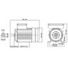 vidaXL Single Phase Electric Motor Aluminium 2.2kW/3HP 2 Pole 2800 RPM
