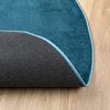 vidaXL Rug OVIEDO Short Pile Turquoise &Oslash; 200 cm