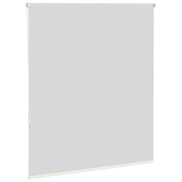 vidaXL Roller Blind Blackout Off White 135x130 cm Fabric Width 131.6 cm Polyester