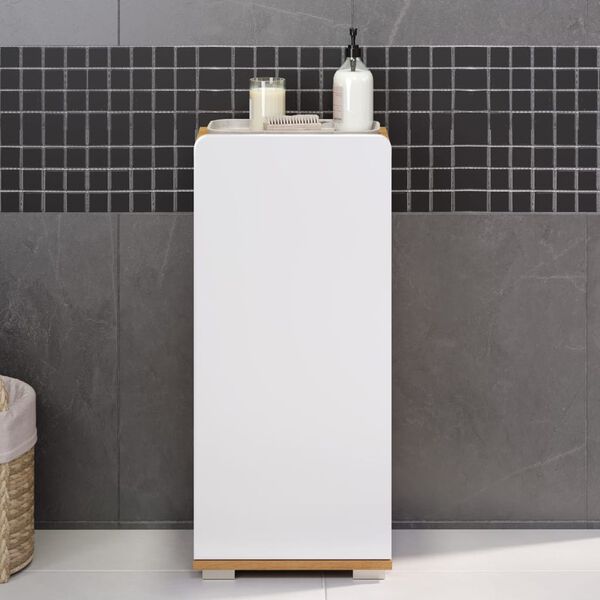 Trendteam Storage Floor Cabinet Ciara White and Artisan Oak