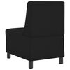 vidaXL Modular Sofa Unit Armless Black 55 x 74 x 82 cm Faux Leather