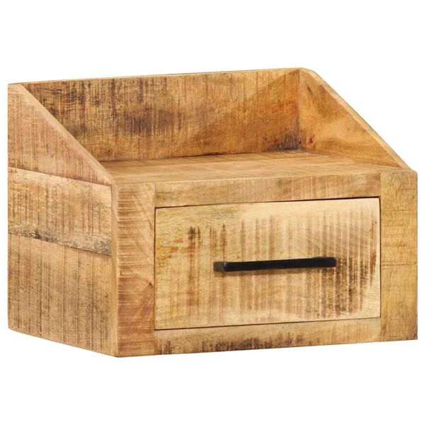 vidaXL Bedside Cabinet Brown 40 x 30 x 30 cm Solid Mango Wood