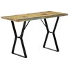vidaXL Dining Table 120x60x76 cm Solid Reclaimed Wood