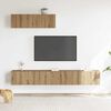 vidaXL 3 Piece TV Cabinet Set Wall-mounted Artisan Oak Engineered Wood