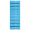 vidaXL Wash Towels "FROGN" 10 pcs Turquoise 30x30 cm 360 gsm