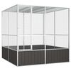 vidaXL Bird Cage | Anthracite | Galvanised Steel | Large | Bird Cage