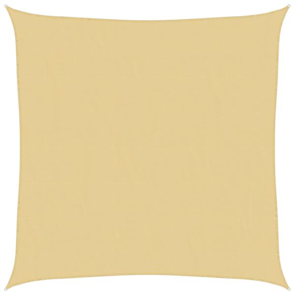 vidaXL Sun Shade Sail Sand 3.6x3.6 m 100% Polyester Oxford