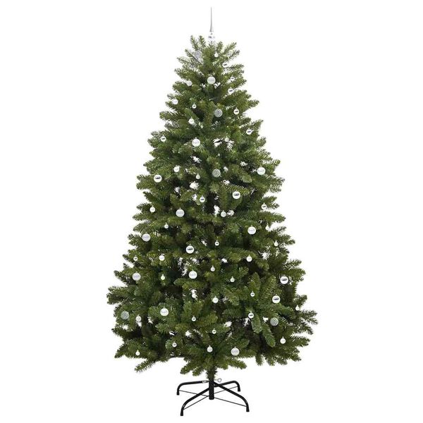 vidaXL Artificial Christmas Tree Green 300 cm PVC and Metal
