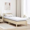 vidaXL Mattress Topper White 70 x 200 x 10 cm Jaquard Fabric