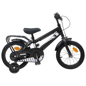 vidaXL Kids Bike 12 Inches for 2-4 Years Old Black