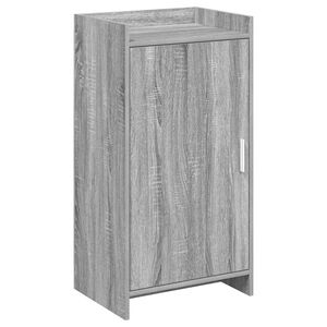 vidaXL Shoe Cabinet Grey Sonoma 48 x 36 x 92 cm Engineered Wood
