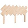 vidaXL Bed Headboard 151,5x3x81 cm Solid Wood Pine