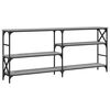 vidaXL Console Table Grey Sonoma 180x29x76.5 cm Engineered Wood