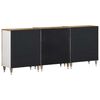 vidaXL Sideboards 3 pcs 60x33.5x75 cm Solid Wood Mango
