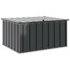 vidaXL Garden Storage Box Black 101 x 82 x 50 cm Steel