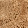 vidaXL Area Rug Hand-braided Jute 180 cm Round
