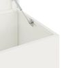 vidaXL Outdoor Storage Box White 100 x 50.5 x 50 cm Steel